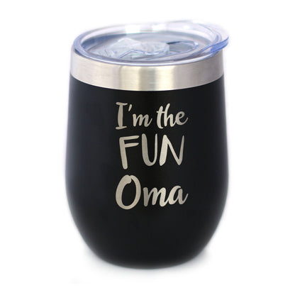 I'm the Fun Oma - Wine Tumbler