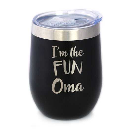 I'm the Fun Oma - Wine Tumbler