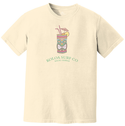 Koloa Tiki Time Pigment Dyed T-Shirt