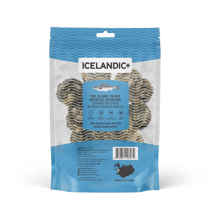 Icelandic Cod Skin Rolls Dog Treats (3oz)