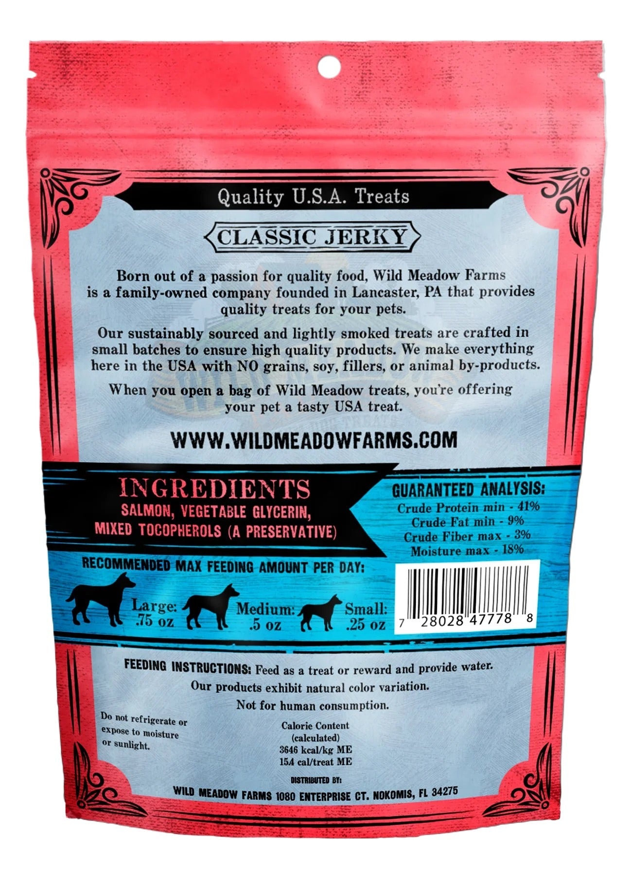 Wild Meadow Farms Classic Bites Salmon Bites 3.5oz