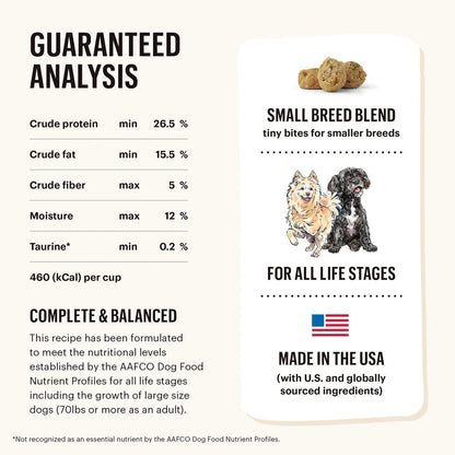 Honest Kitchen Clusters Small Breed Grain Free Chicken Dry Dog Food (4lb)