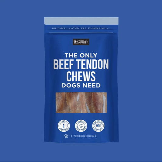 Natural Rapport The Only Beef Tendon Chews Dogs Need Dog Treats (5ct)