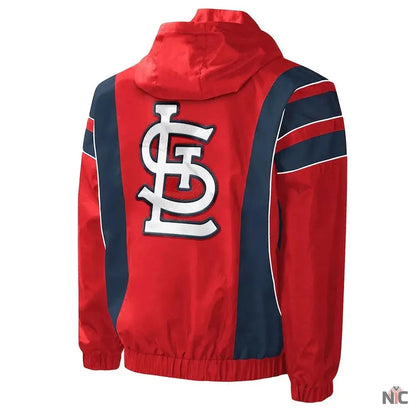 Impact St. Louis Cardinals Half-Zip Hoodie Jacket