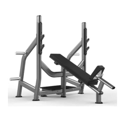 Incline Bench - Olympic - Muscle D Fitness - 11 Gauge Steel - Commercial Upholstery