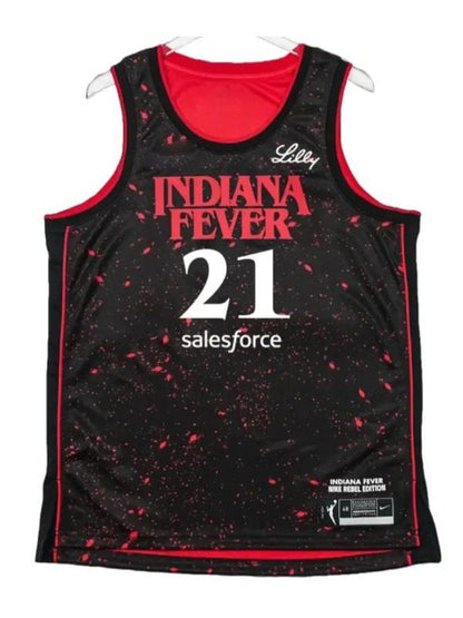 Indiana Fever Makayla Timpson Stranger Things Rebel Swingman Jersey