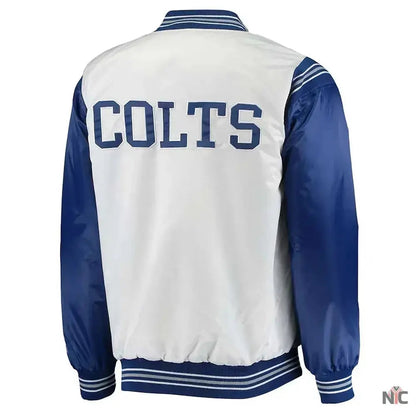 Indianapolis Colts Historic Logo Renegade Satin Jacket