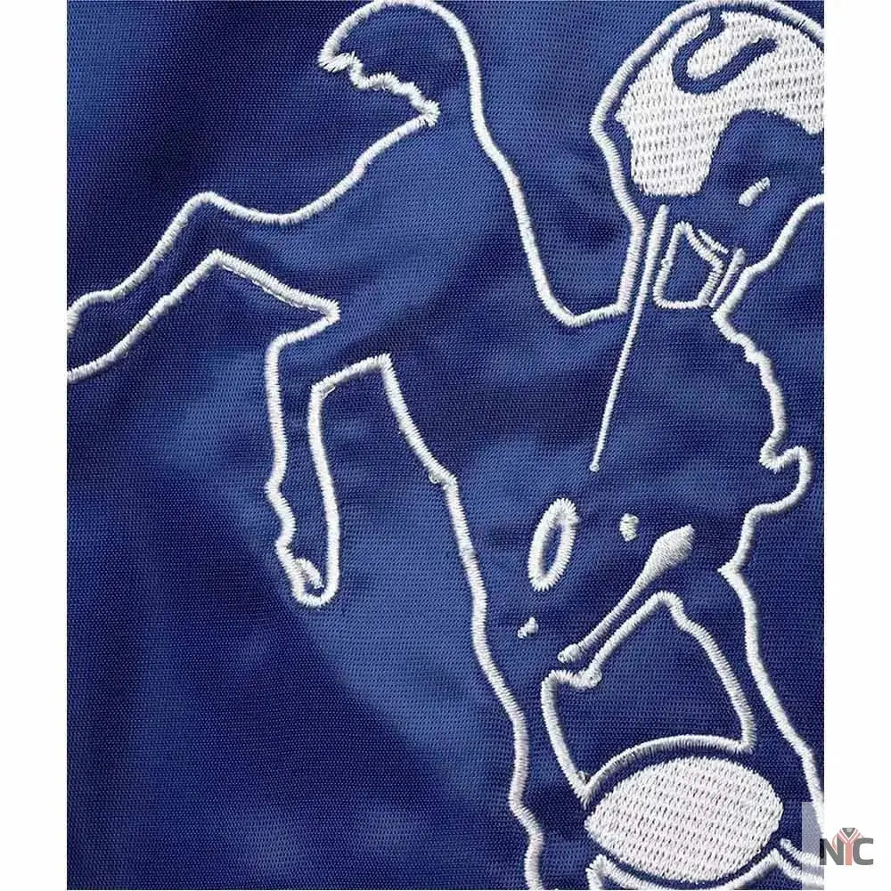 Indianapolis Colts Historic Logo Royal Satin Jacket