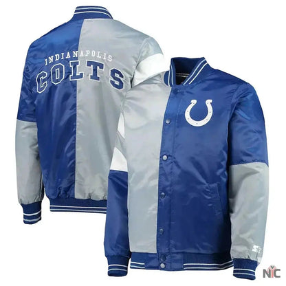 Indianapolis Colts Leader Varsity Satin Jacket