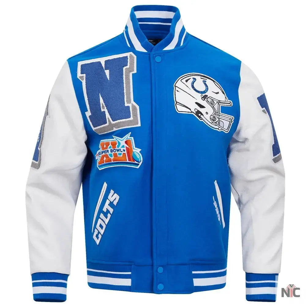Indianapolis Colts Mashup Varsity Jacket