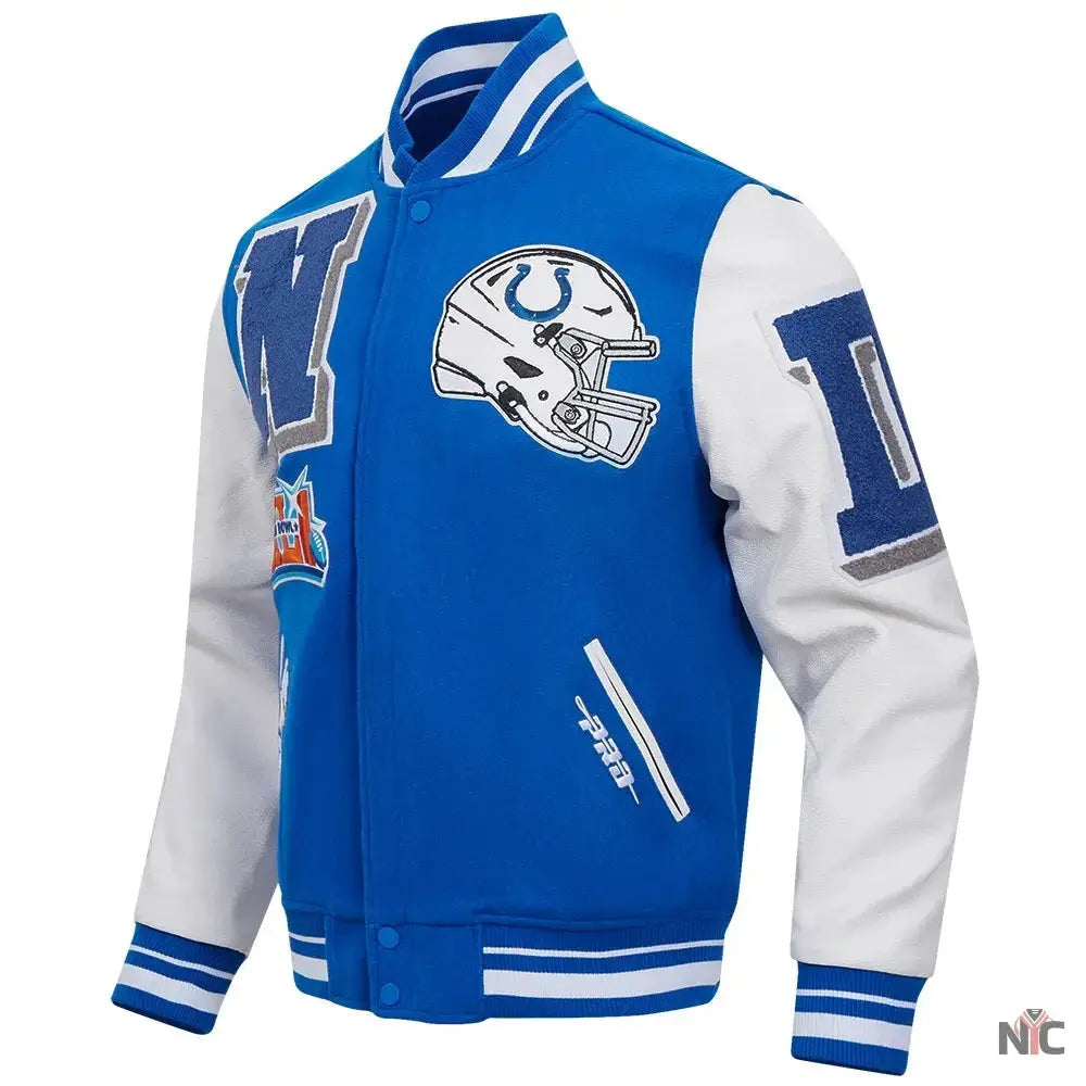 Indianapolis Colts Mashup Varsity Jacket