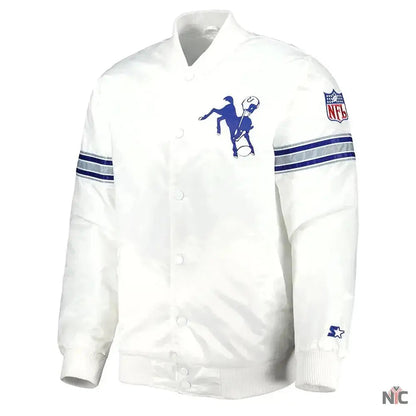 Indianapolis Colts The Power Forward Satin Jacket