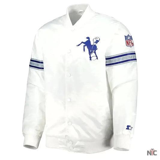 Indianapolis Colts The Power Forward Satin Jacket