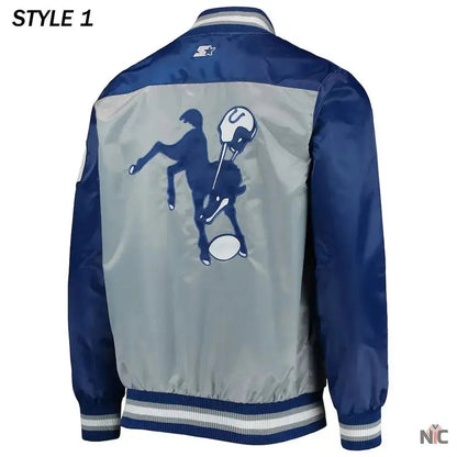 Indianapolis Colts The Tradition II Team Satin Jacket