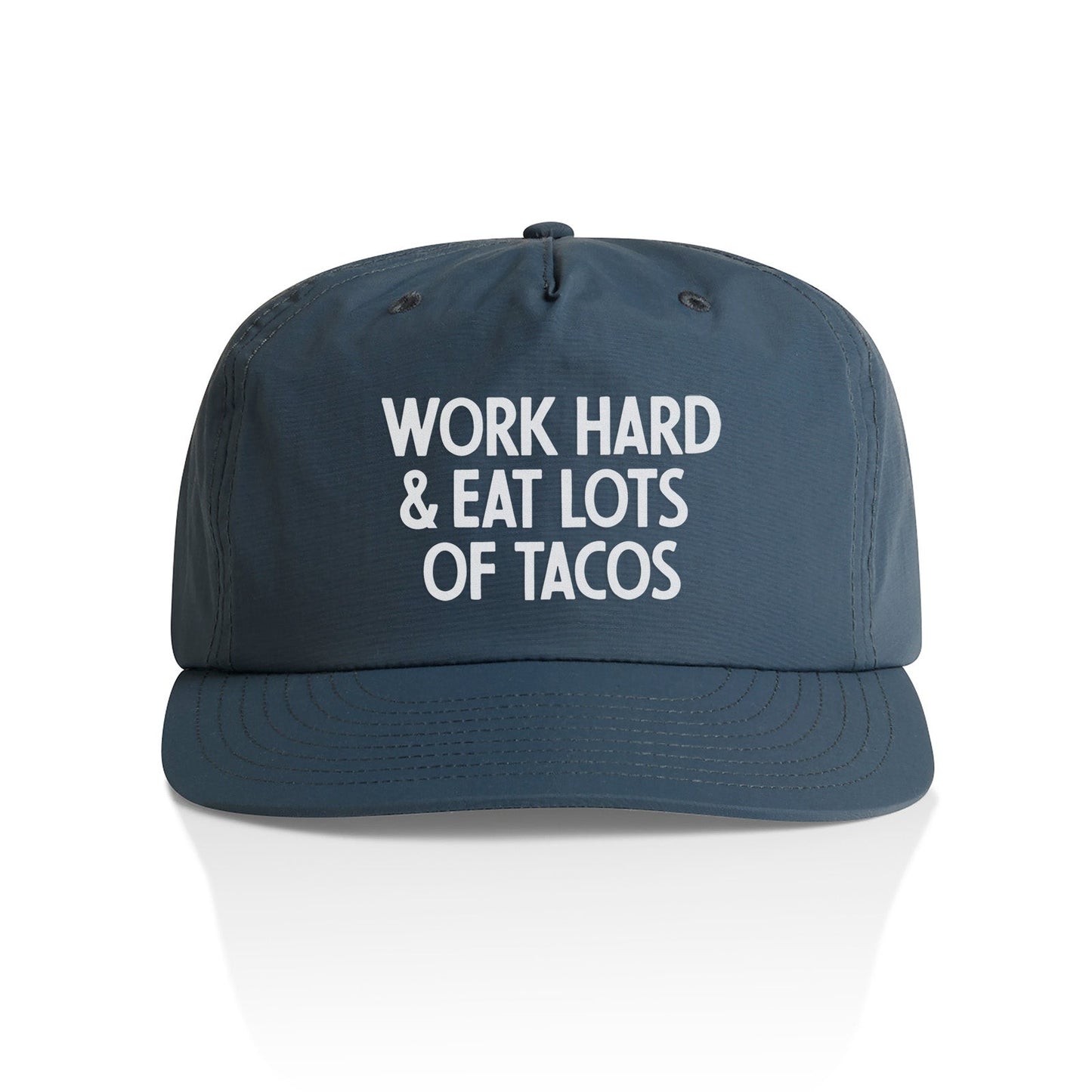 Work Hard & Eat Tacos Nylon Snapback