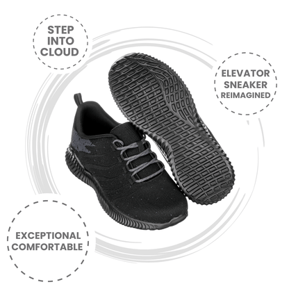 CALTO - Q216 - 2.8 Inches Taller (Black/Grey) - Ultra Lightweight - Triathlete Store