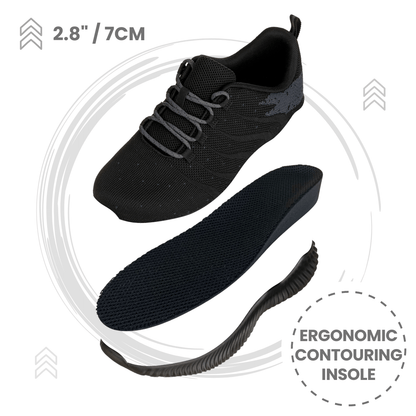 CALTO - Q216 - 2.8 Inches Taller (Black/Grey) - Ultra Lightweight - Triathlete Store