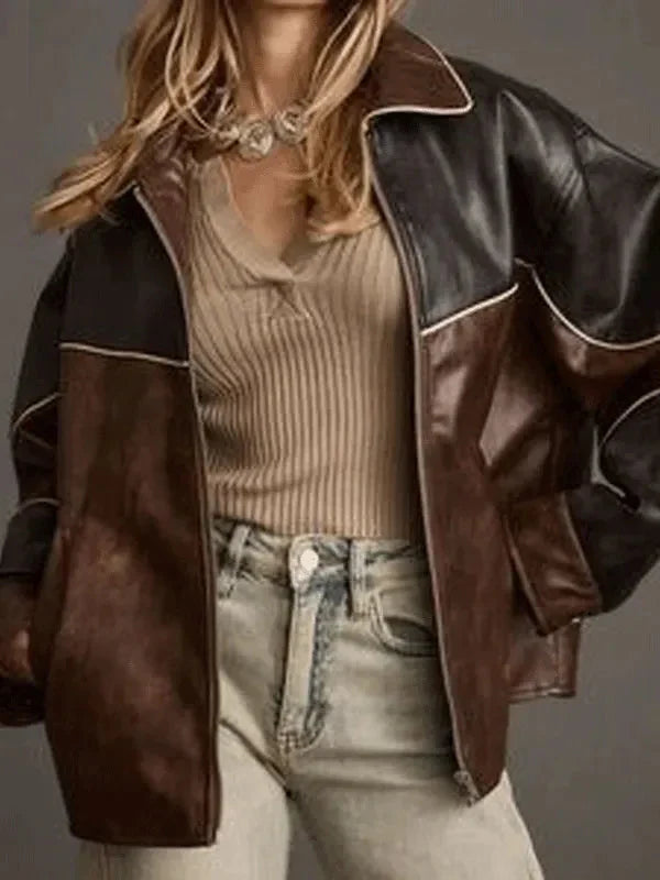 Intuit Dome California Alana Springsteen Vegan Leather Jacket