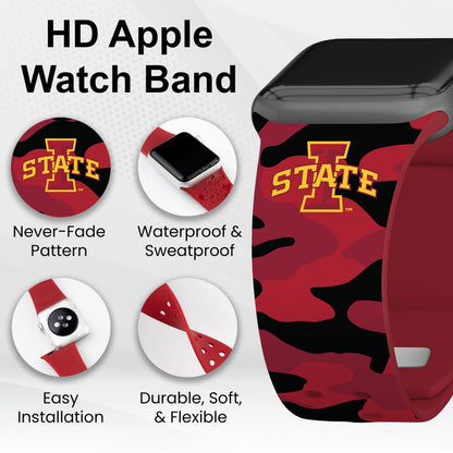Iowa State Cyclones HD Apple Watch Band