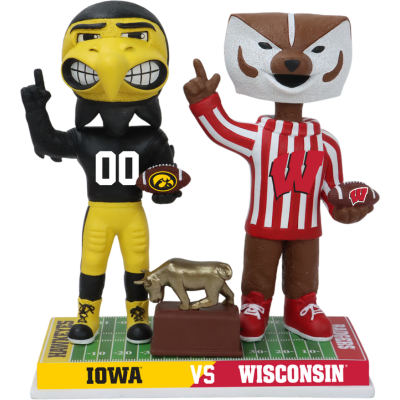 Iowa vs. Wisconsin Football Rivalry Bobblehead