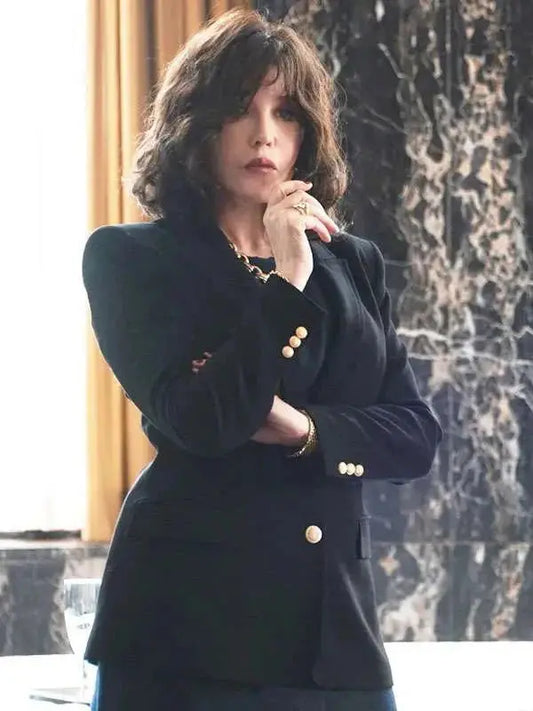 Isabelle Adjani Under a Dark Sun Black Blazer
