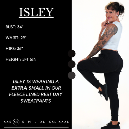 Rest Day Sweatpants | Fleece Lined | Black