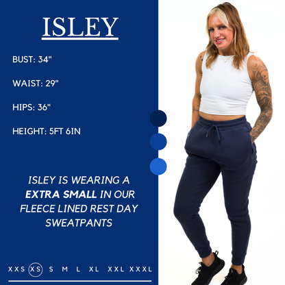 Rest Day Sweatpants | Fleece Lined | Navy