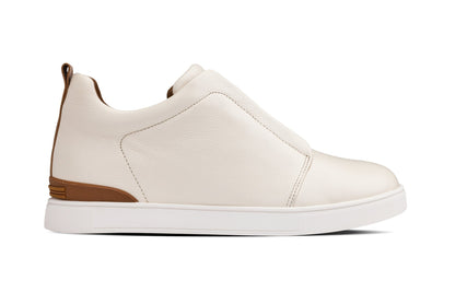 CALTO - J1933  - 2.6 Inches Taller (Off-White) - Slip-On  Snoafers - Triathlete Store