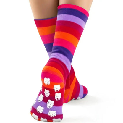 Kids' Nonskid Fleece Socks - Jelly Bean