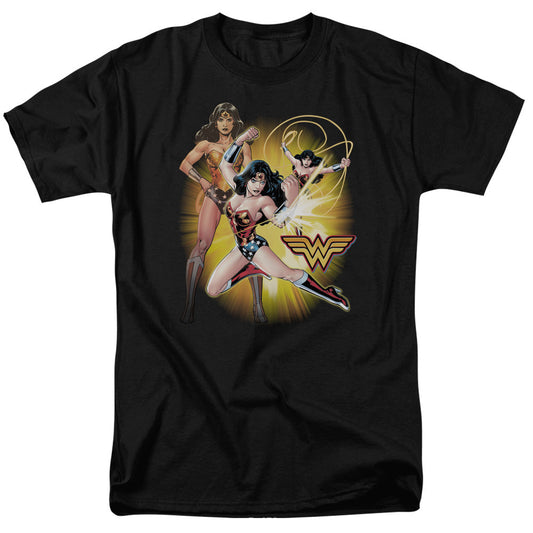 Justice League Of America Wonder Woman Mens T Shirt Black Officially Licensed