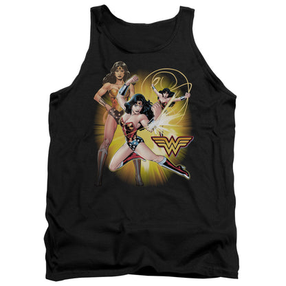 Justice League Wonder Woman Mens Tank Top Shirt Black Officially Licensed