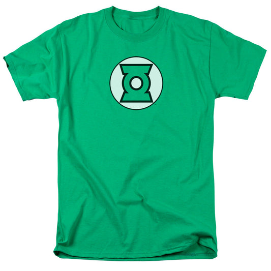 Justice League Of America Green Lantern Logo Mens T Shirt Kelly Green Officially Licensed