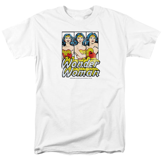 Wonder Woman Panels Mens T Shirt White Officially Licensed