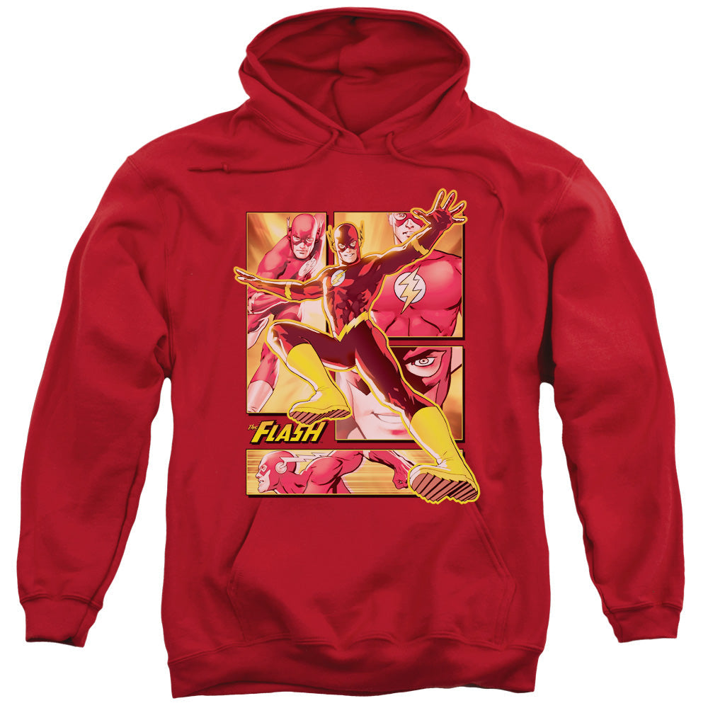 Justice League Flash Mens Hoodie Red Officially Licensed
