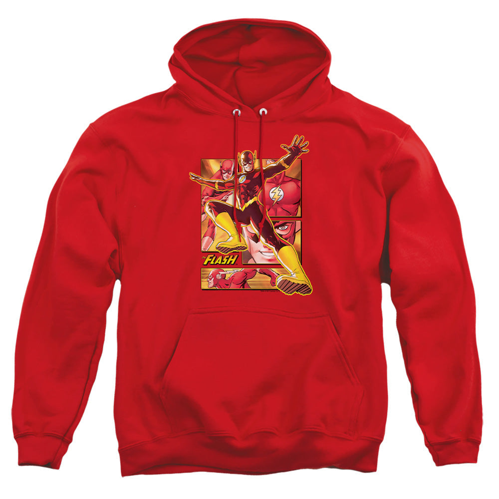 Justice League Of America Flash Mens Hoodie Red Officially Licensed