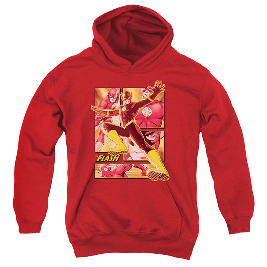 Justice League Flash Kids Youth Hoodie Red Officially Licensed