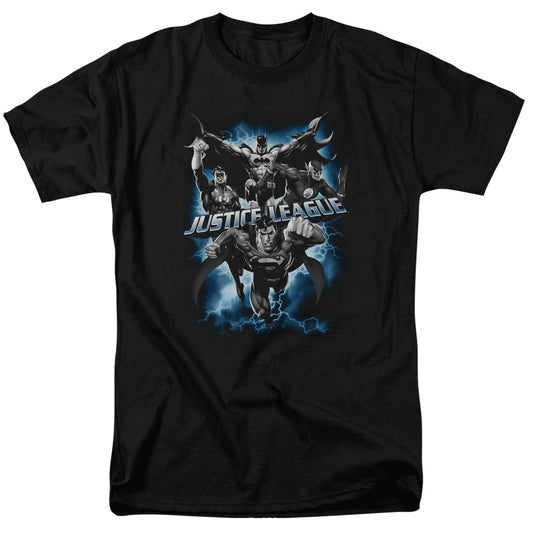 Justice League Of America Justice Storm Mens T Shirt Black Officially Licensed