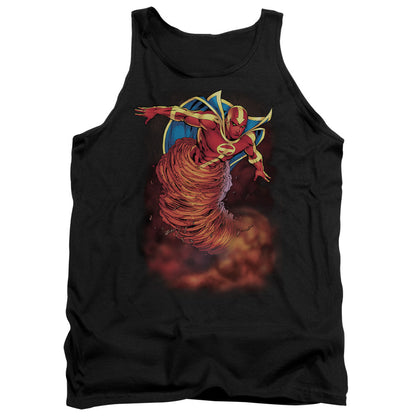 Justice League Tornado Cloud Mens Tank Top Shirt Black Officially Licensed