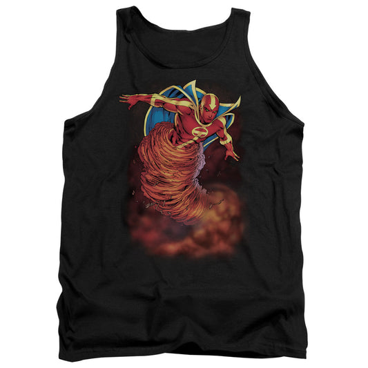 Justice League Tornado Cloud Mens Tank Top Shirt Black Officially Licensed