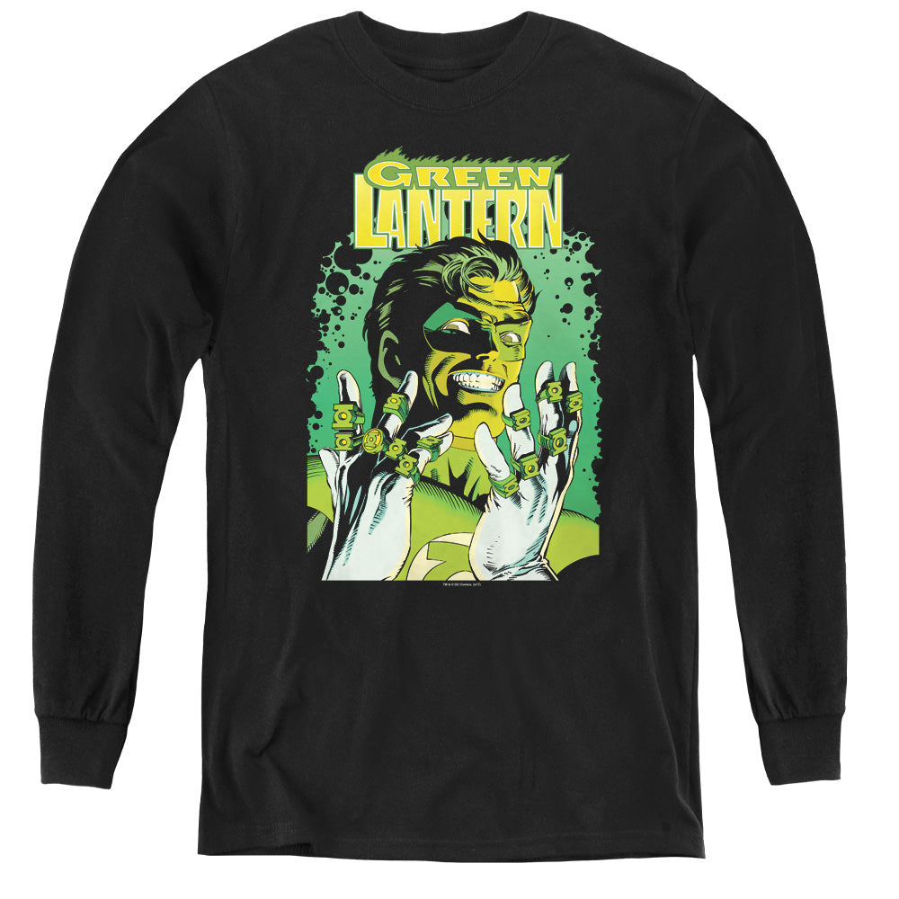 Justice League Gl #49 Cover Long Sleeve Kids Youth T Shirt Black Officially Licensed