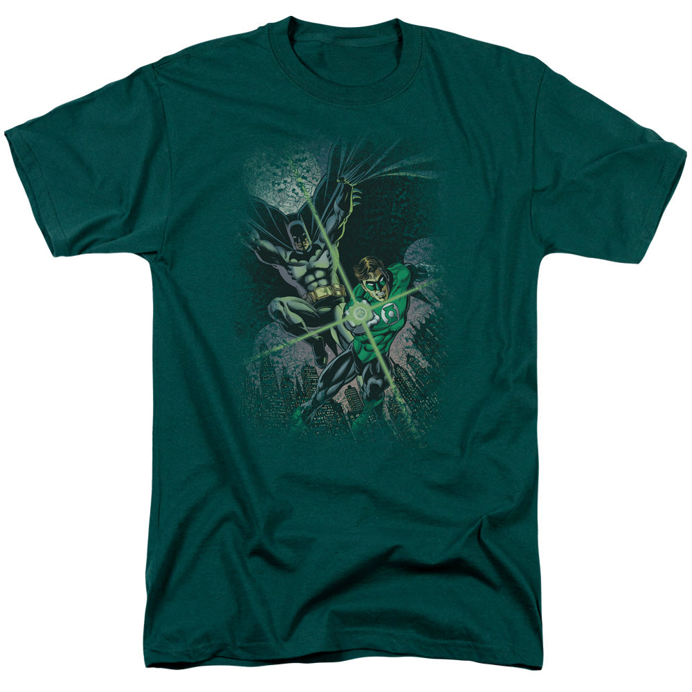 Justice League Of America Brave & Bold #1 Mens T Shirt Hunter Green Officially Licensed