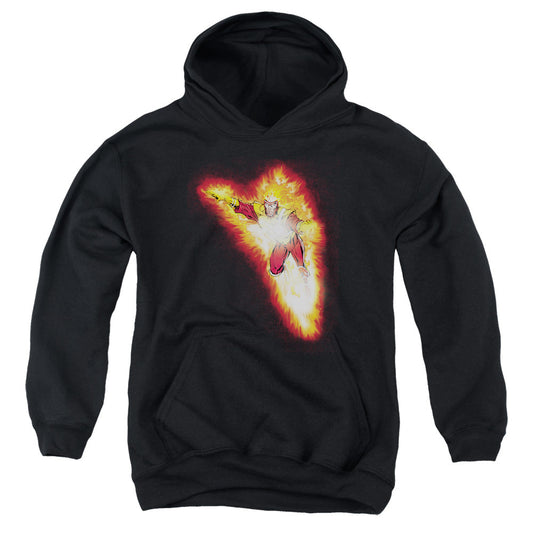 Justice League Firestorm Blaze Kids Youth Hoodie Black Officially Licensed