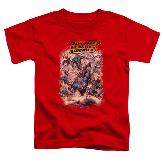 Justice League Lost Toddler Kids Youth T Shirt Red Officially Licensed