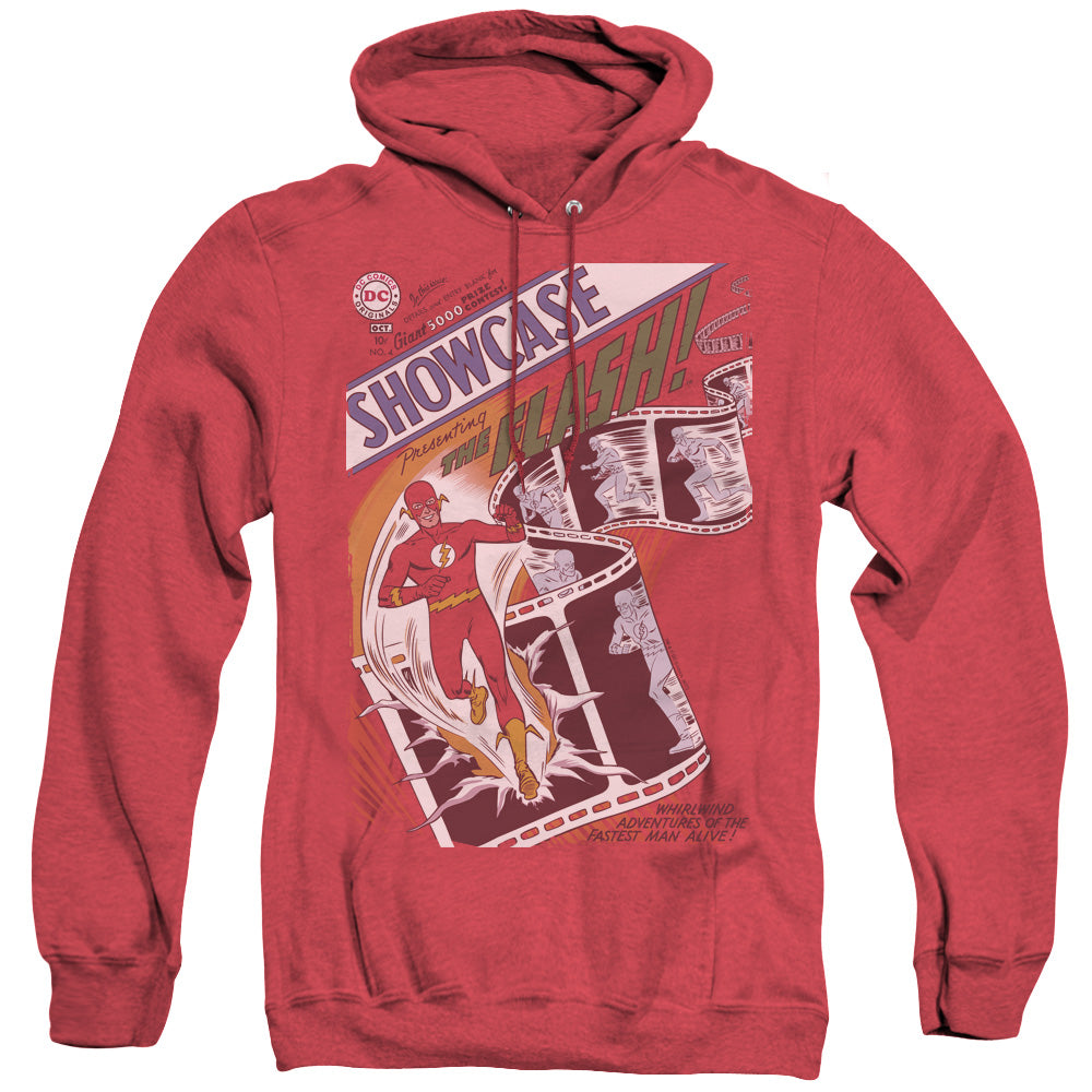 Justice League Showcase #4 Cover Heather Mens Hoodie Red Officially Licensed