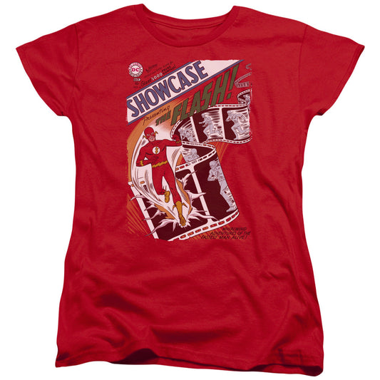 Justice League Showcase #4 Cover Womens T Shirt Red Officially Licensed