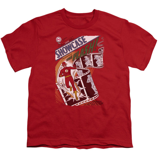 Justice League Showcase #4 Cover Kids Youth T Shirt Red Officially Licensed