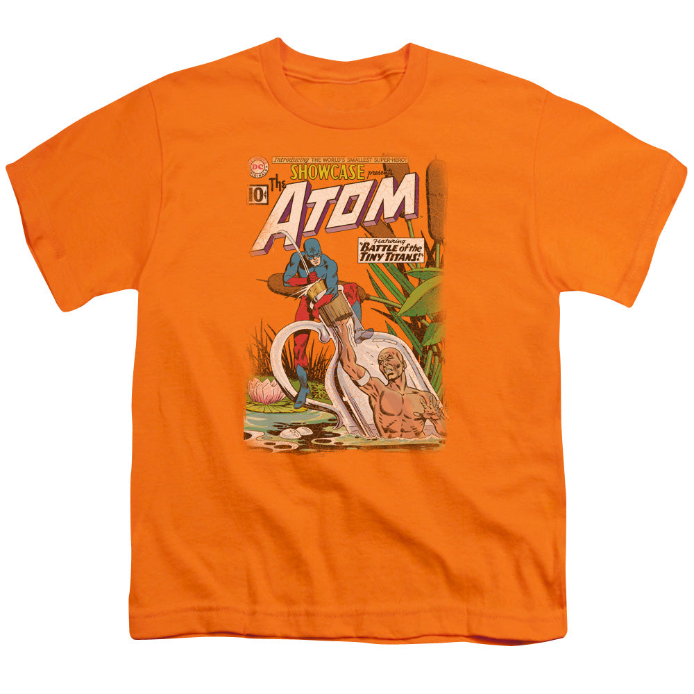 Justice League Showcase #34 Cover Kids Youth T Shirt Orange Officially Licensed