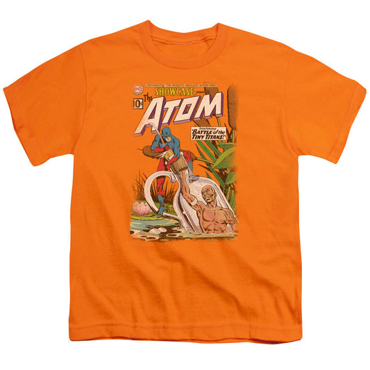 Justice League Showcase #34 Cover Kids Youth T Shirt Orange Officially Licensed