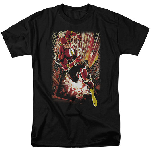 The Flash Street Speed Mens T Shirt Black Officially Licensed