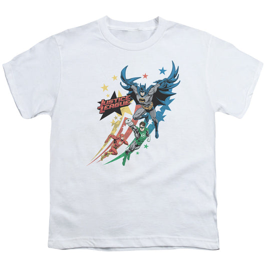 Justice League Allegiance Kids Youth T Shirt White Officially Licensed